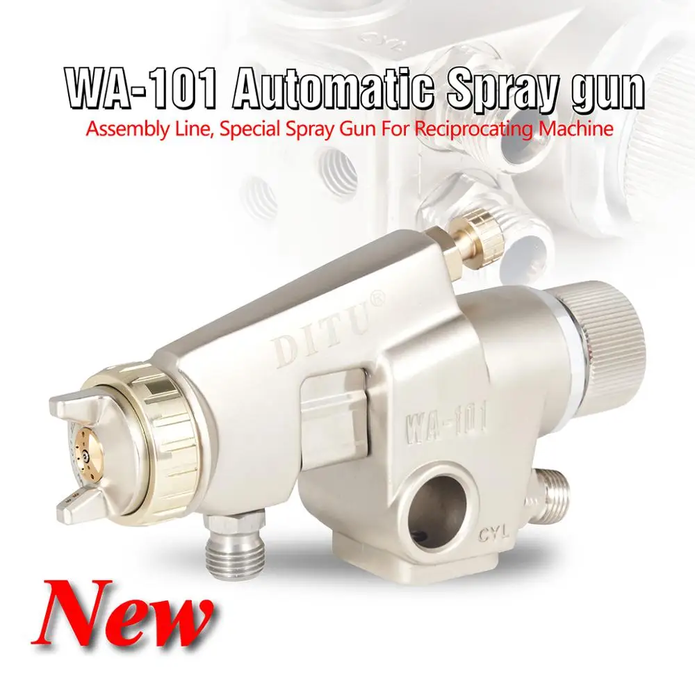 

WA-101 Automatic Spray Gun Special Spray Gun Nozzle For Assembly Line Reciprocating Machine Manual Pneumatic Paint Spray Gun