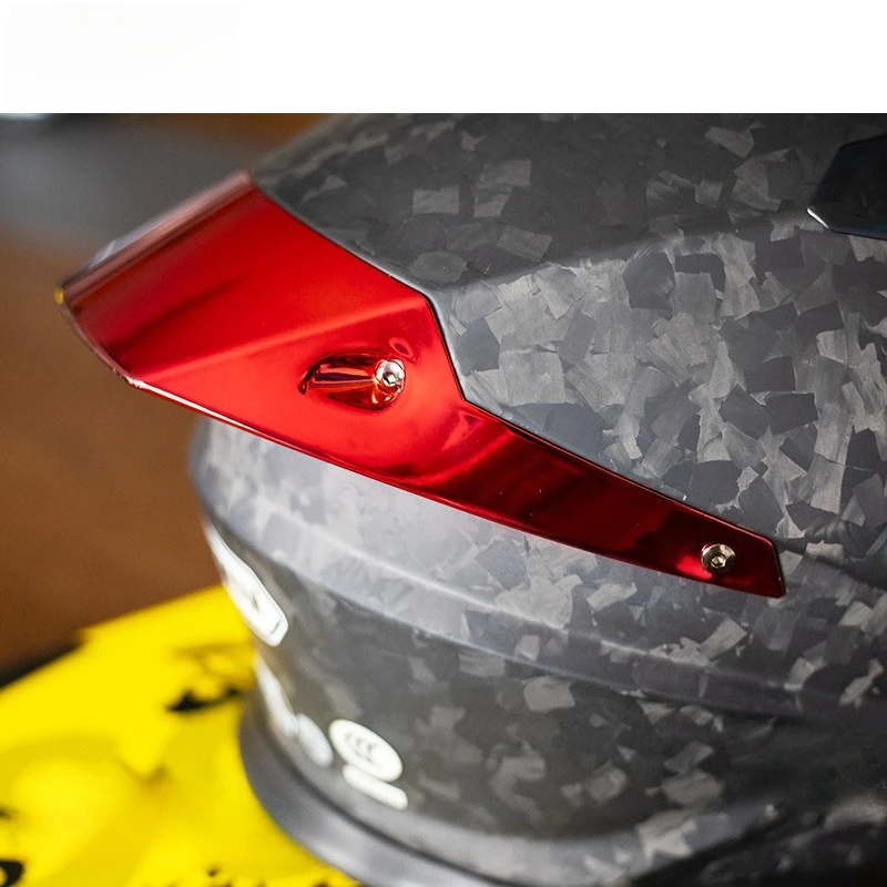 Suitable for SOMAN X8 Motorcycle Helmet Tail Spoiler Capacete Helmet Tail Refitting Big Spoiler Accessories Universal