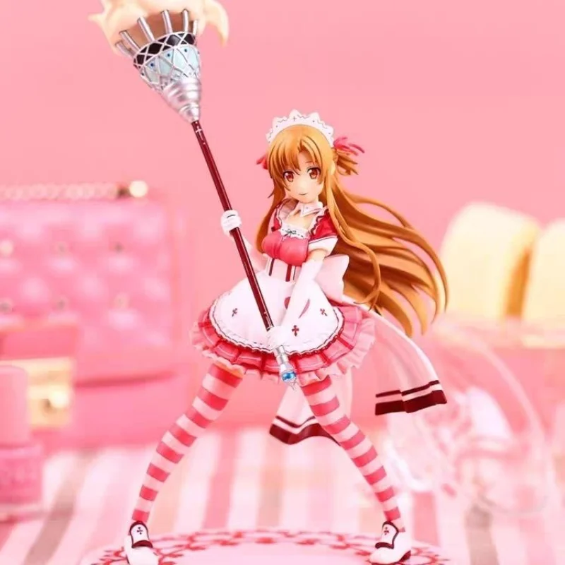

In Stock Genuine Sword Art Online Asuna Maid Ver. Figure Collectible Gift Model