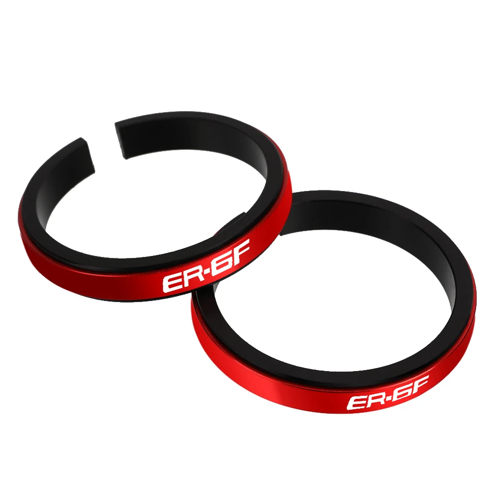 ER 6F Motorcycle CNC Shock Absorber Auxiliary Adjustment Ring 30-39mm 40mm-50mm FOR KAWASAKI ER6F ER-6F 2009-2023 2022 2021 2020