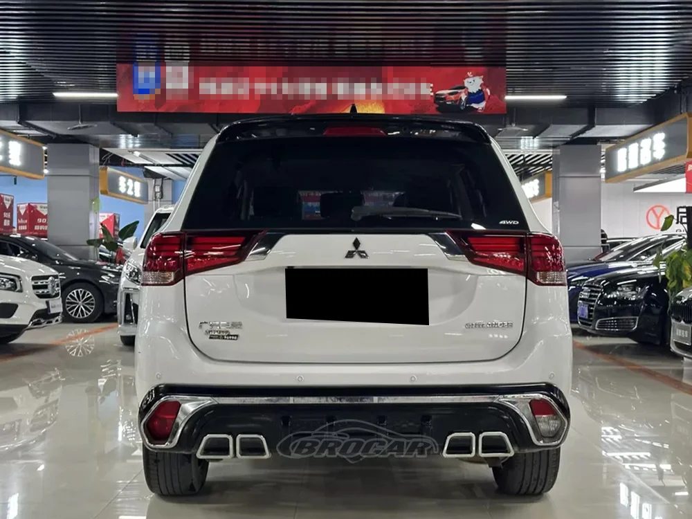 For Mitsubishi Outlander Roof Spoiler 2013 -2020 High Quality ABS Plastic Carbon Fiber look Rear Spoiler Trunk Boot Wing Spoiler