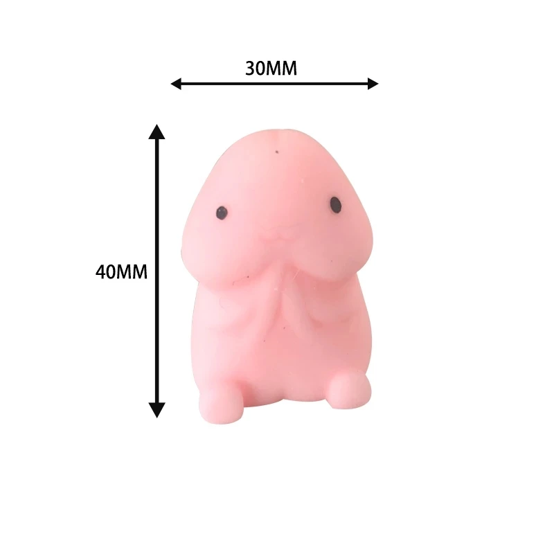 Funny Penis Shape Slow Rebound PU Decompression Toy Slow Rising Toys Stress Relief Relax Pressure Toys Interesting Gifts