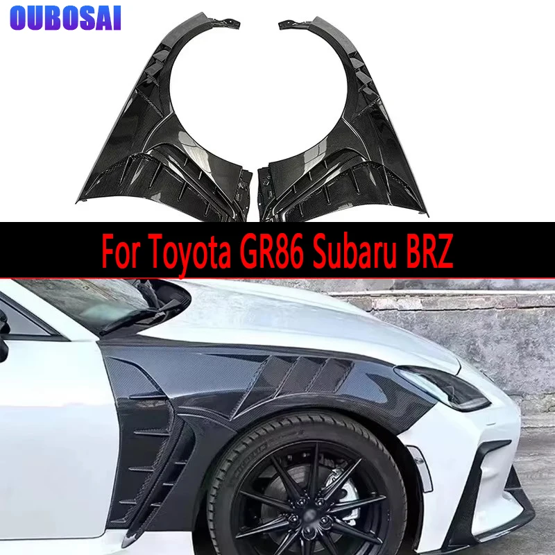 

For Toyota GR86 Subaru BRZ Carbon Fiber Fender Bumper Retrofit the Carbon fiber replacement Openings leaf plate Body Kit