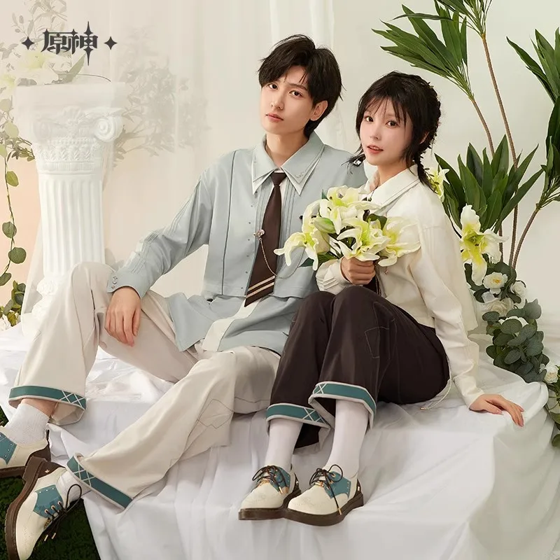 [Original] Anime Spiel Genshin Impact Cosplay Venti Themen Impressions Oxford Schuhe Barbatos JK Leder Lolita Acryl Anhänger