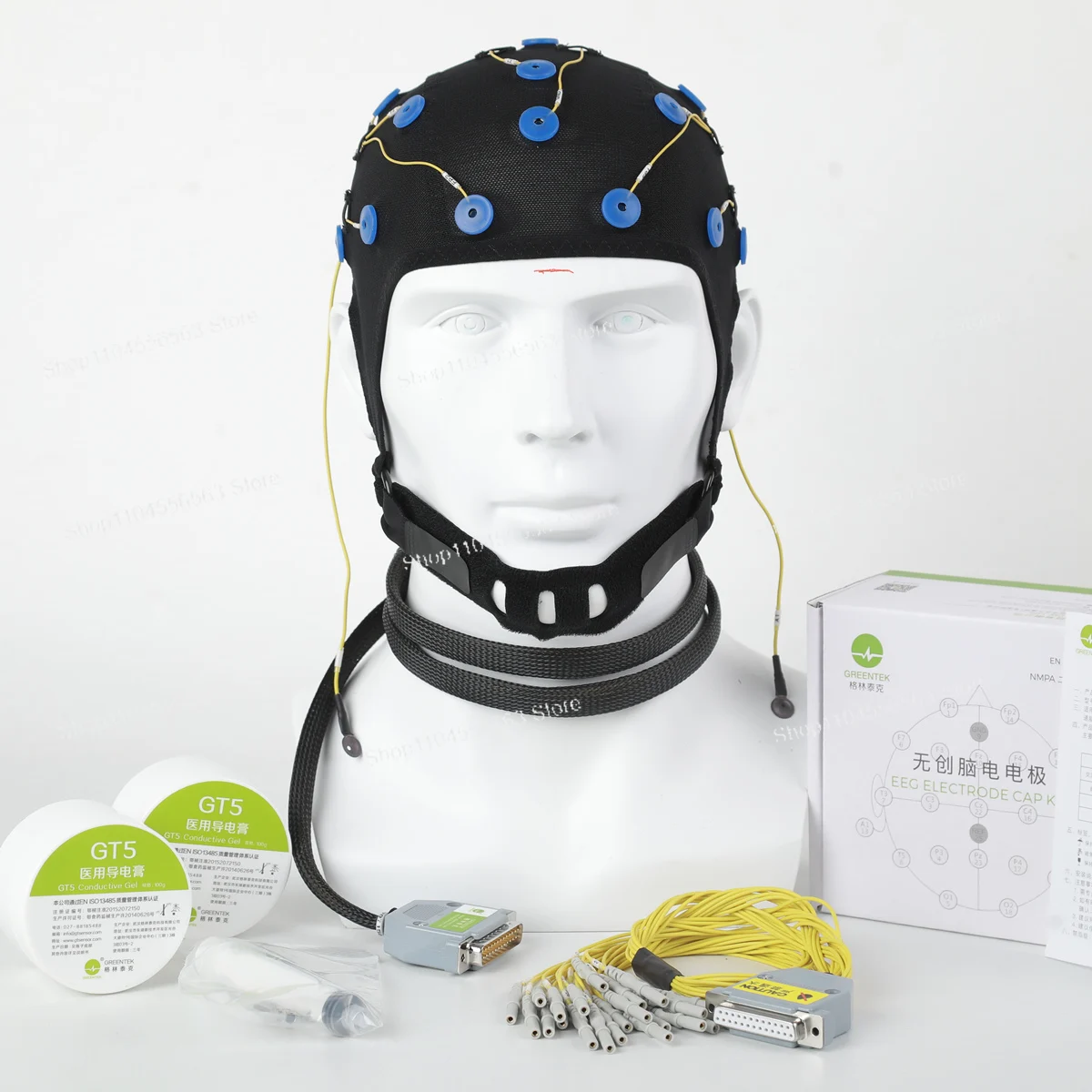 

Производитель 19-канальных электродов с крышкой для клинической эпилепсии, мониторинг видео-EEG для усилителя Contec, как Ant Neuro Eeg Ca