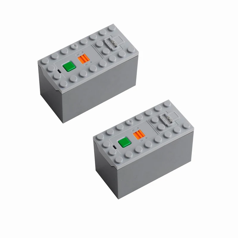 Moc 88000 caixa de bateria aaa blocos de construção funções de energia 1/2/4 peças opcionais para modelos de carros de trem técnico