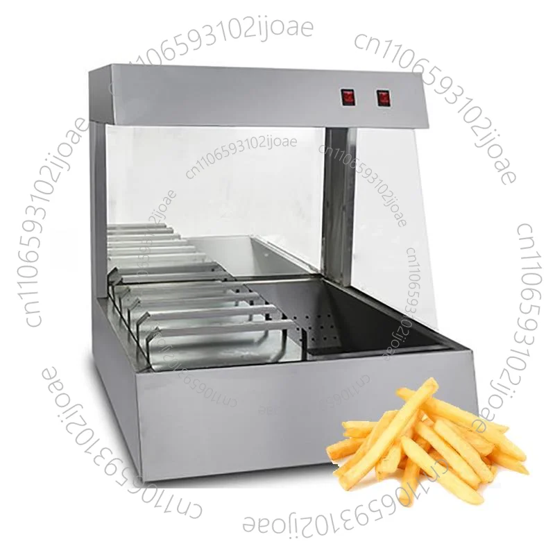 Fast Food Potato Fries Warmer Equipment Desktop Display Workbench Industrial Cooking Pot