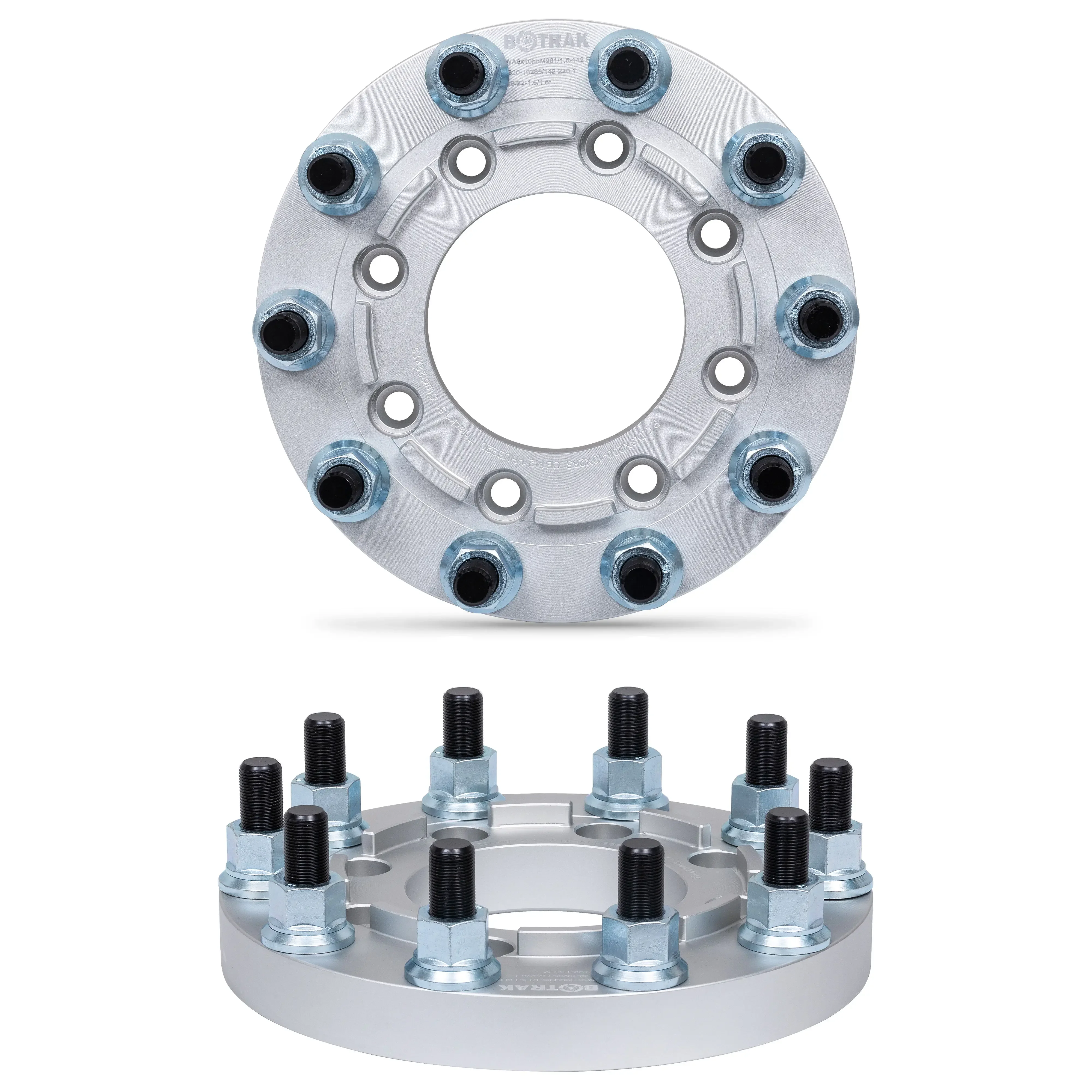 BOTRAK 1.25 inch 8x200 to 10x285 hub centric wheel adapter wheel spacer for ford f350 f450 super duty