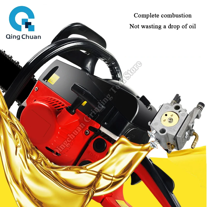 Saw High-Power Logging Saw Household Handheld Tree Cutting Two-Stroke Handheld 5200 Garden Tool