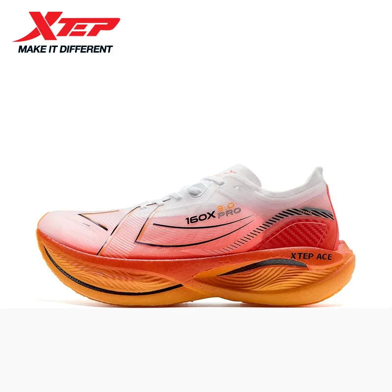 Xtep 160X 3.0 PRO Running Shoes For Men Summer Multi-scene Carbon Plate Running Shoes Breathable Racing Sport Shoes 976419110086