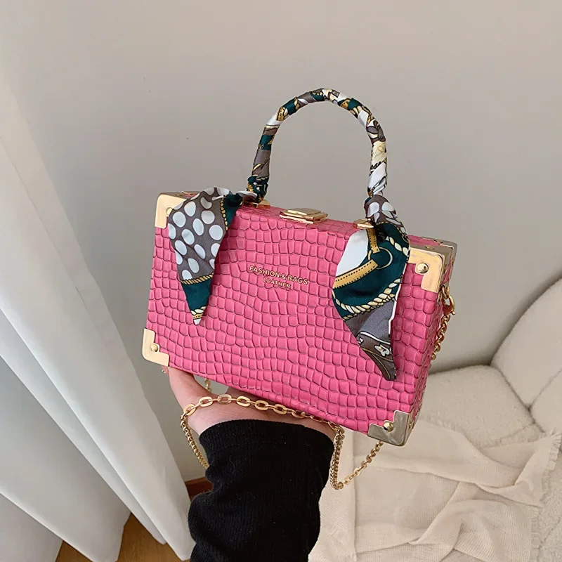 

Luxury Stone Pattern Box Bag A Hard Box Handbag Shoulder Bag Designer Small Crossbody Bags For Women Fashion Phone Bag