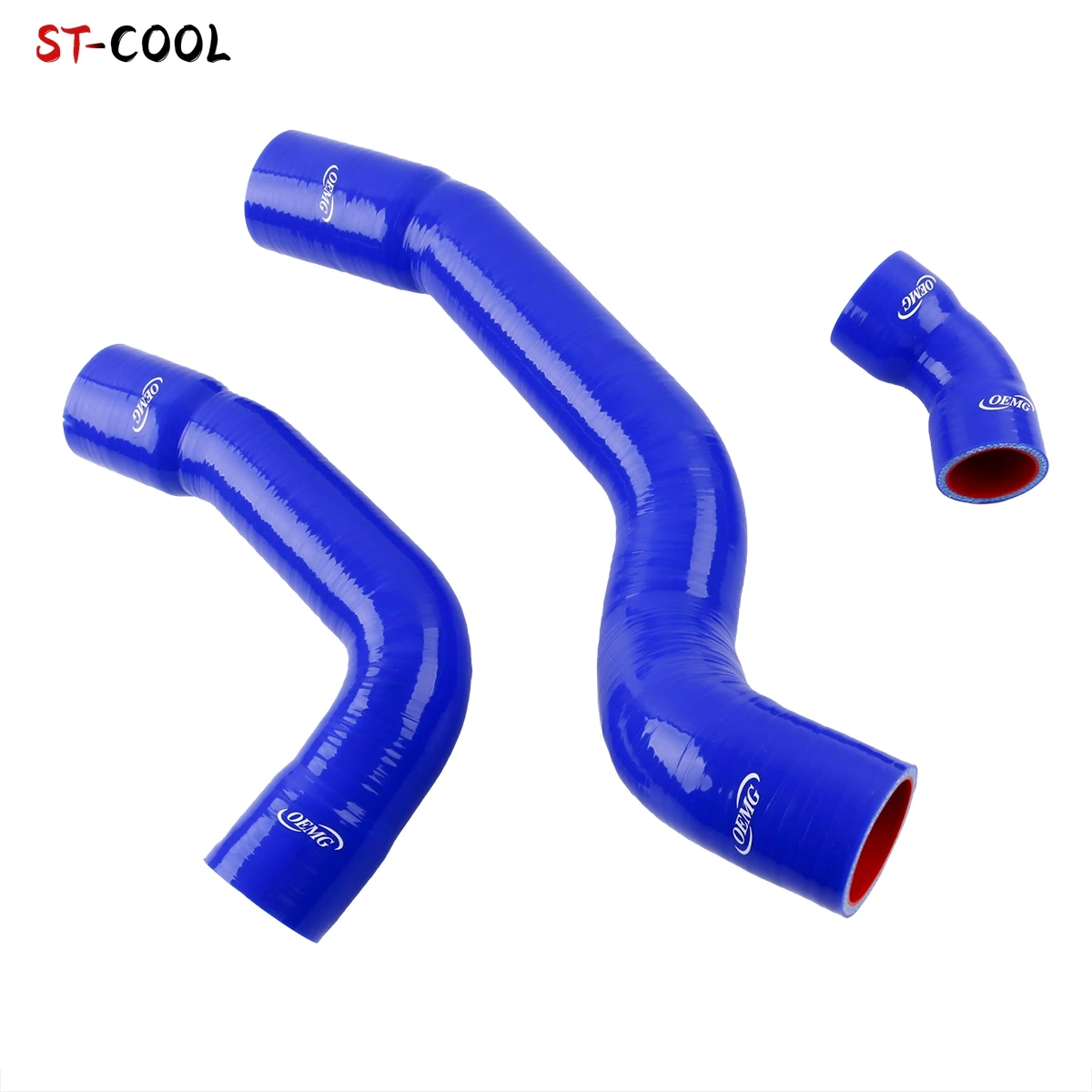 For 2011-2022 Ford Ranger PX1 PX2 & Mazda Bt50 3.2L 2012 2013 2014 2015 Intercooler Hoses Kit Silicone Tubes 5cyl 3Pcs 10 Colors