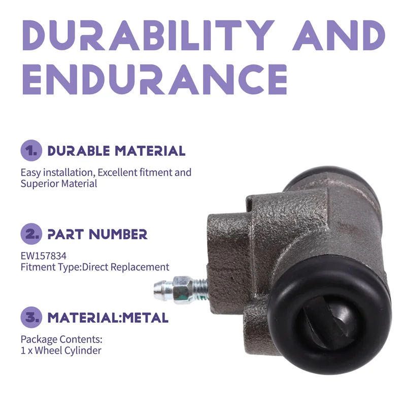 

AUTO Wheel Cylinder Brake Cylinder EW157834 EC0126610B YL8Z2261BB BRWC-44 For FORD ESCAPE MERCURY MARINER 2.3L L4 2005-2007