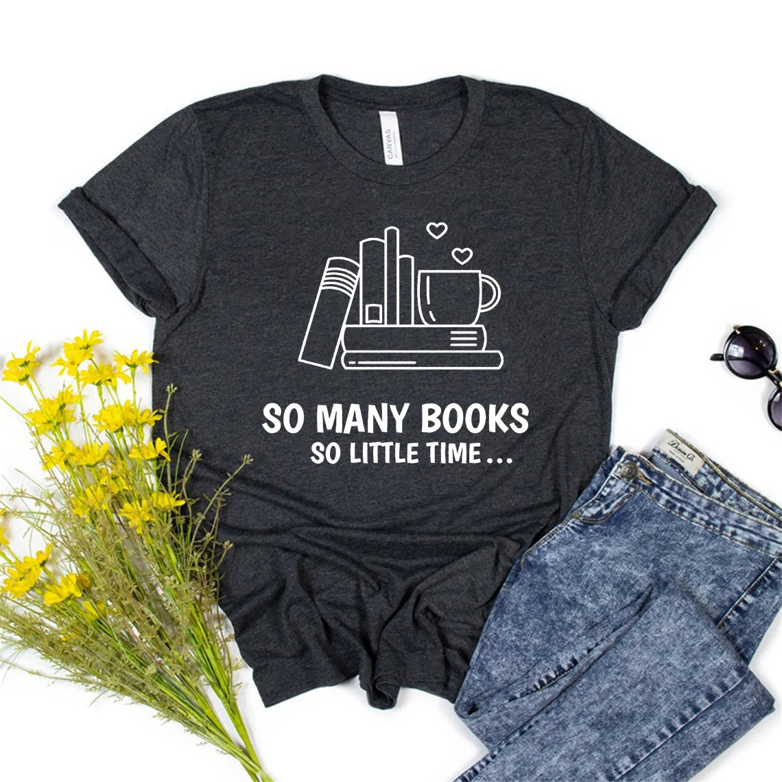 Many Books T-Shirt Book Lover T Shirt Librarian Shirt Reading Tshirt Bookworm Tee Unisex Graphic Casual Tshirt Summer Tops