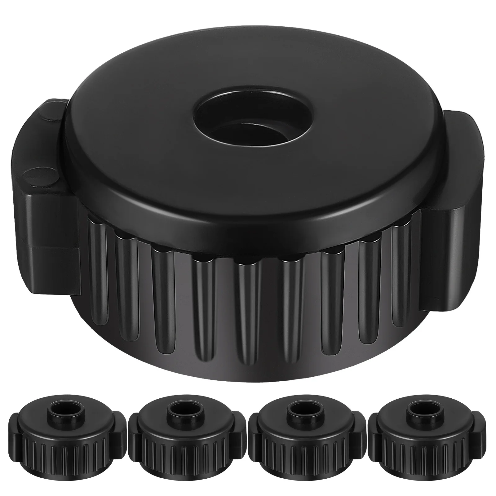 

5Pcs Drum Cymbal Nuts Plastic Lightweight Vibration Dampening Quick Assembly Cymbal Fixing Hardware Drum Components