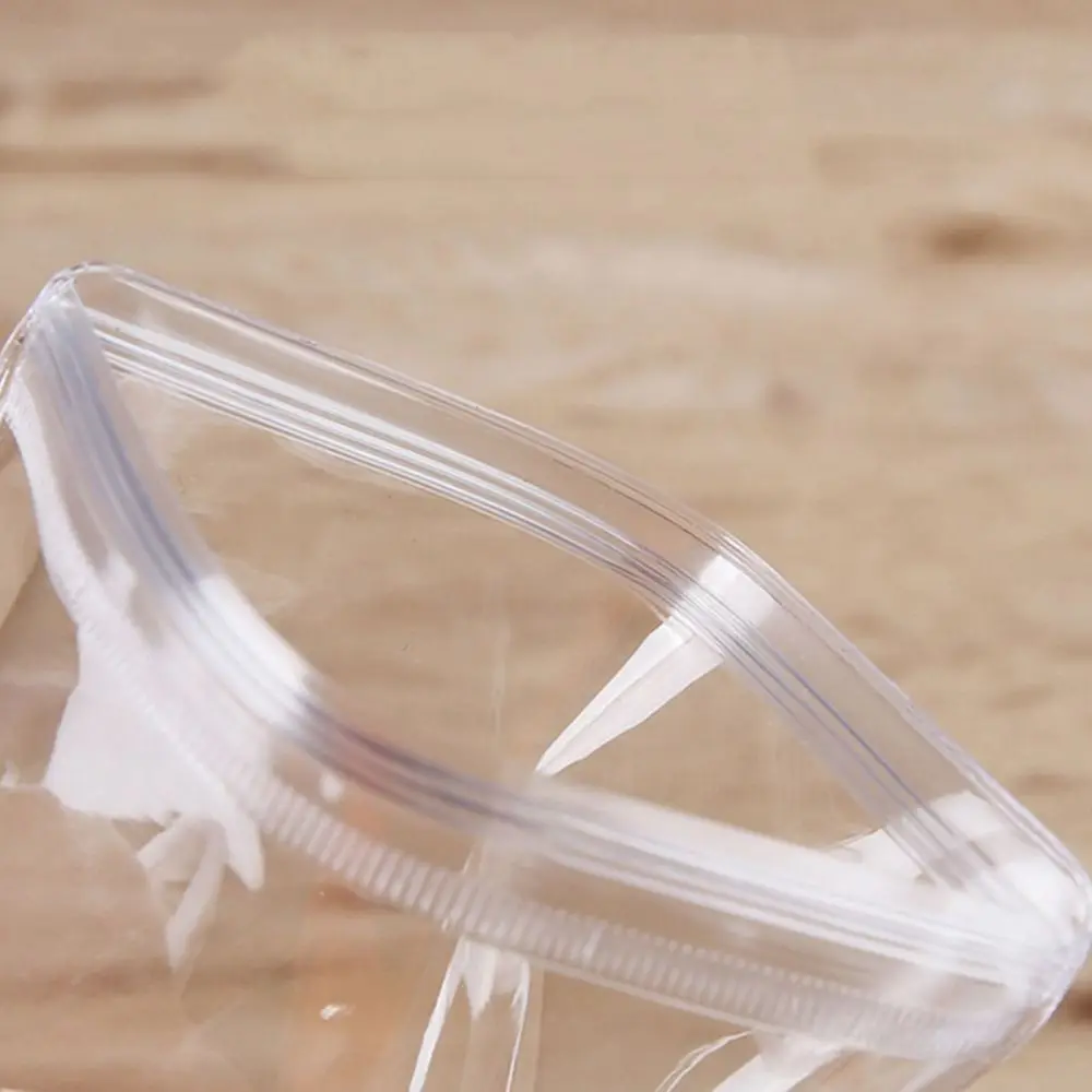 Bolsas de plástico de PVC con cierre de cremallera para joyería, bolsa autosellante para collar, pulsera, anillo, embalaje de regalo, 100 piezas