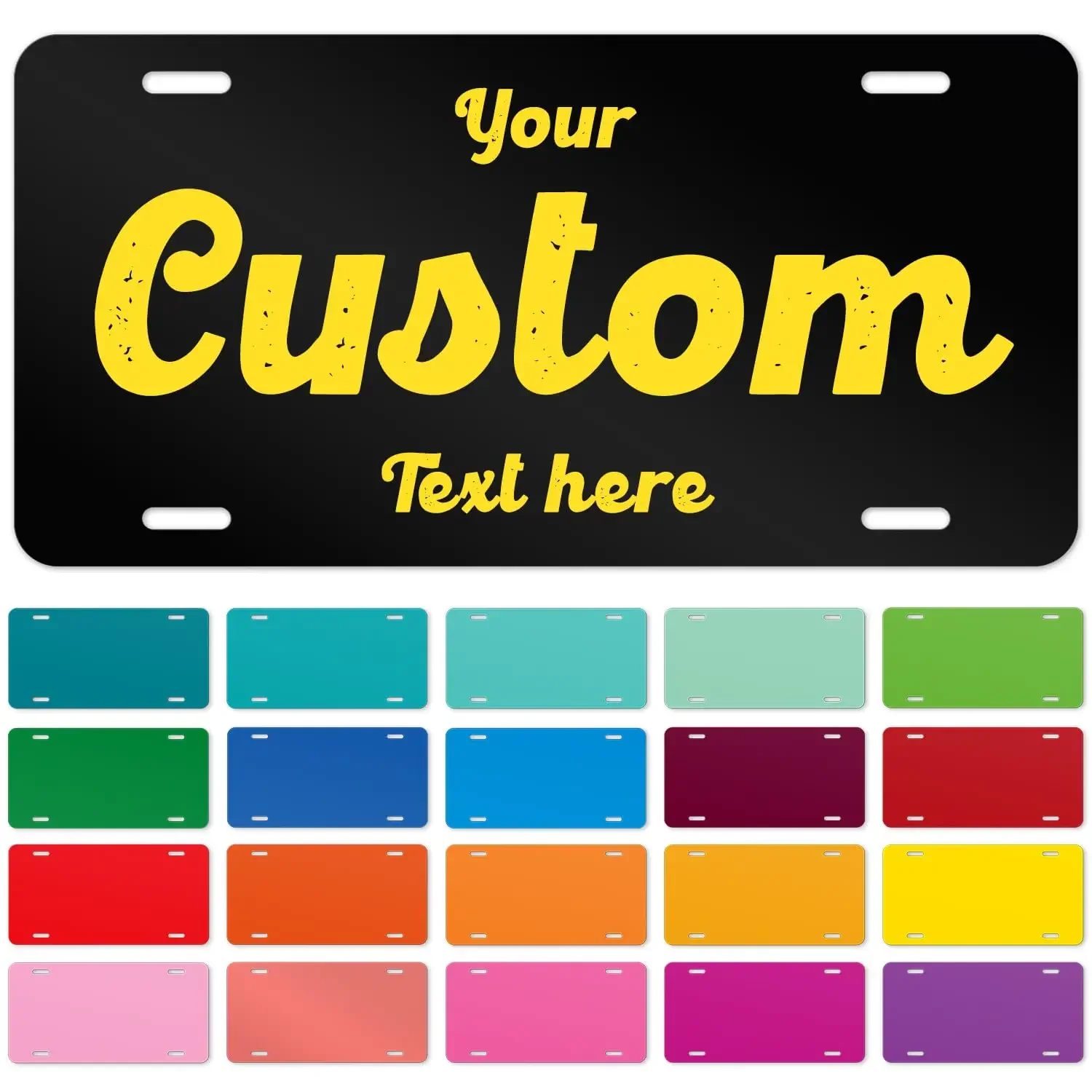 Custom License Plate Custom License Plate for Front of Car,Sigo Signs Custom License Plate for Front of Car,  Car Front Plate,