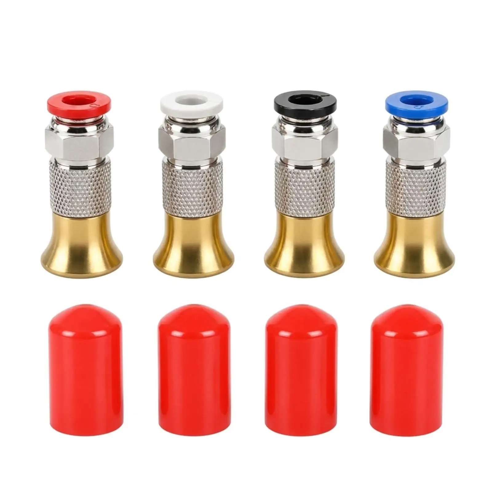 4 Pieces PC4-6mm Thread Fitting Seal-Tight Tube Long-Lasting for Makers