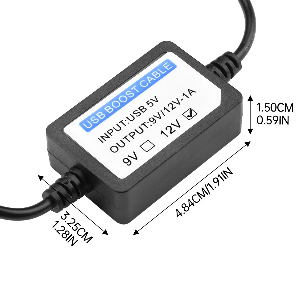 DC-DC 5 فولت إلى 9 فولت 12 فولت 1A تصعيد USB دفعة كابل خط الداعم محول طاقة محول USB سلك التوصيل 5.5x2.1 مللي متر ل موصل الطاقة #6