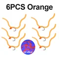 Orange  6pcs