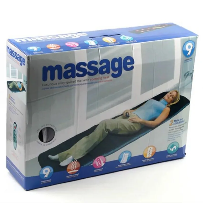 Electric Heated Massage Mattress Full Body Relax Heating Massage Pad For Home Office Elderly Daily Use