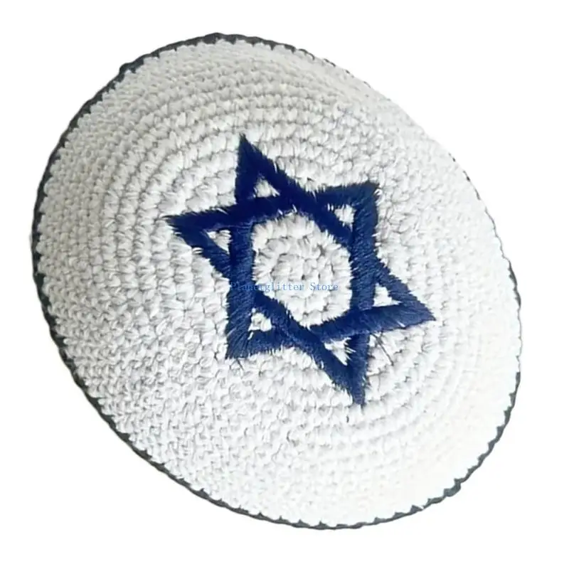 

652B Namaz Muslims Men Prayer Hat Crocheted Islamic Headwear Islamic Hat