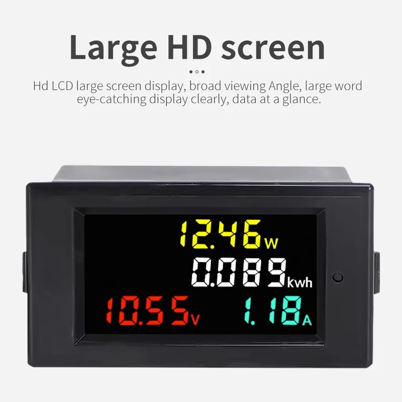 Imagem -02 - Módulo de Potência Corrente de Tensão dc Display Digital Lcd Módulo Inteligente D693022 3062 3021 3025 3065 3061 12v600v020a50a100a