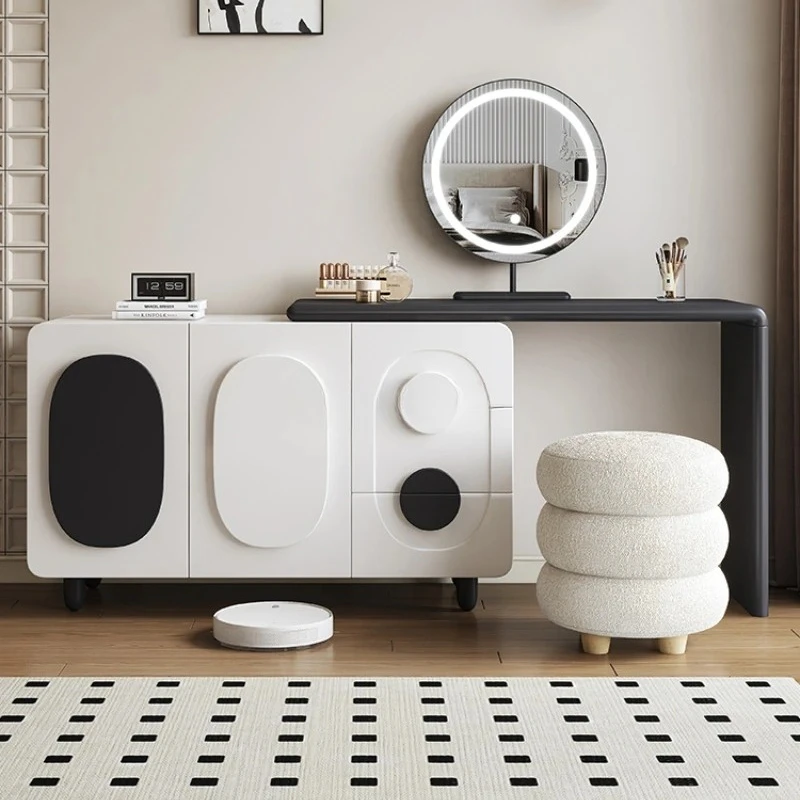 

Современный минималистичный комод, угловой выдвижной комод, встроенный столик для макияжа в спальне