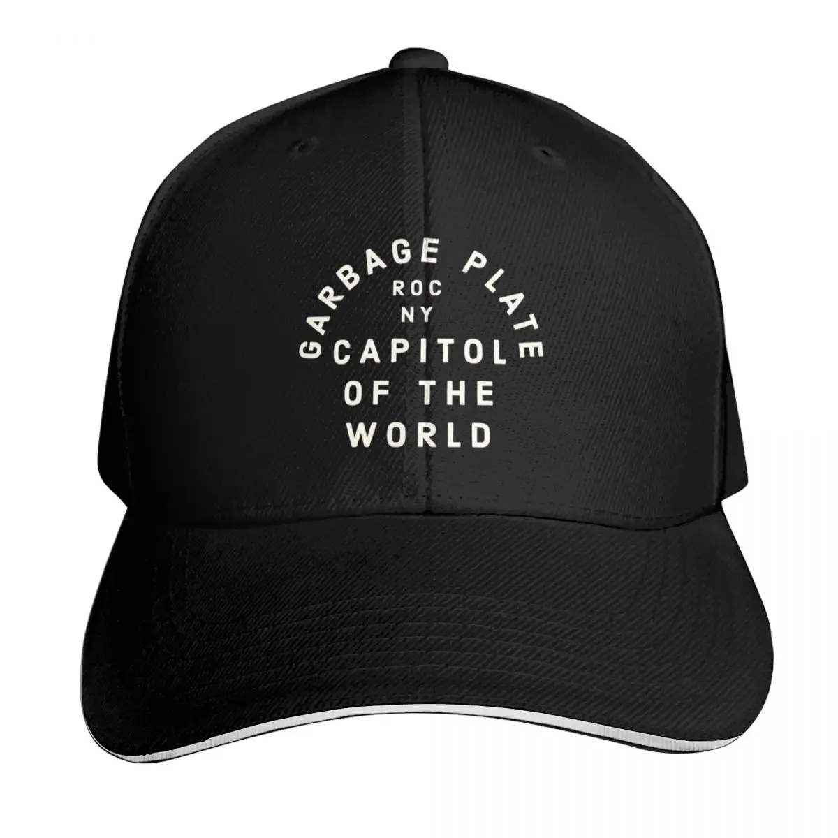 Garbage Plate Rochester NY Capitol of the World Baseball Cap Men Women Casual Summer Sport Sun Cap