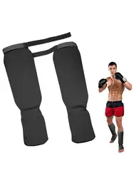 Muay Thai Shin Guards Leg Foot Protector For Kickboxing Sports Shin Guards Kickboxing MMA Muay Thai Protective Shin Pad Leg