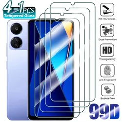 4Pcs Tempered Glass For Xiaomi Poco C65 C75 Glass C 65 75 65C PocoC65 4G PocoC75 Screen Protector Cover