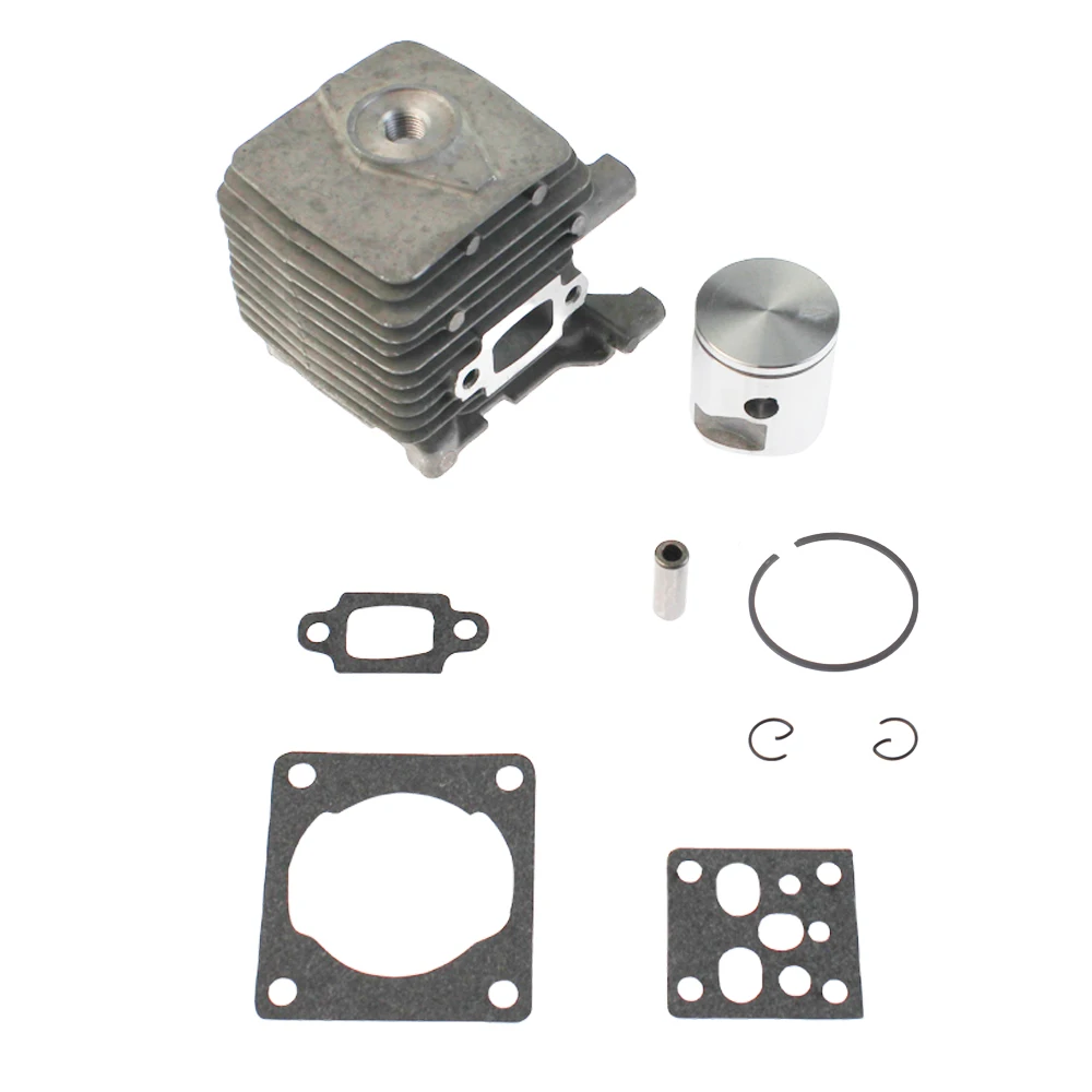 Zylinderkolbensatz 34 mm, passend für Stihl Freischneider FS38 2-Mix, FS55 2-Mix, FS55R 2-Mix, HS45 2-Mix, 4140 020 1206, 4228 020 1200 – Detail 2
