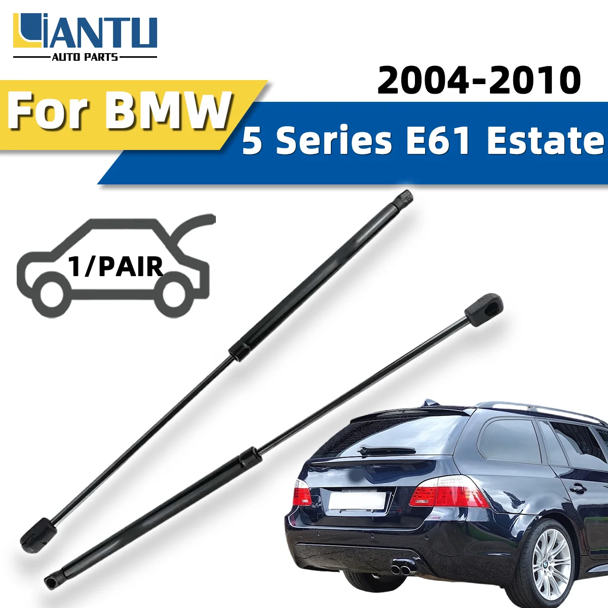 

1pair Trunk Gas Struts Spring Bar For BMW 5 Series E61 Estate 2004-2010 Rear Shock Strut Bar Pressure Rod OE 5124717827