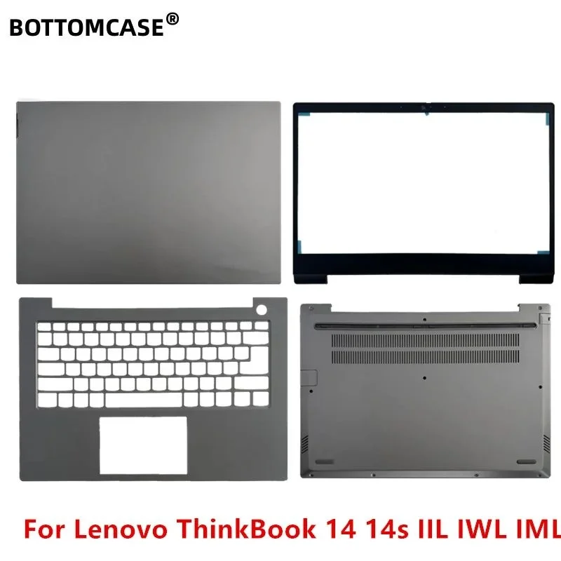 BOTTOMCASE® New For Lenovo ThinkBook 14 14s IIL IWL IML LCD Back Cover /LCD Front Bezel Cover/Upper Case Cover/Bottom Base Cover