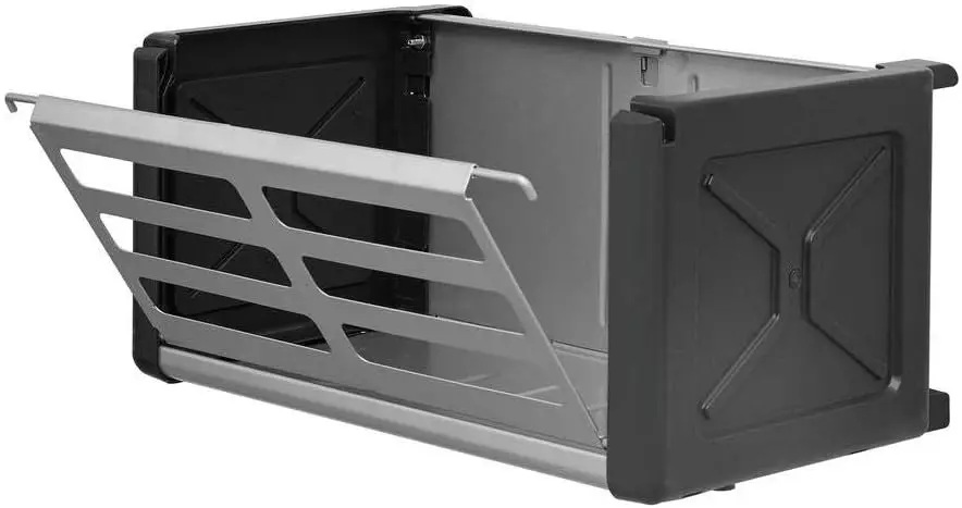 FastTrack Rail Access Bin, Garage Organization Bin for Sports Equipment/Gardening Supplies/Shed/Home/Garage/Item Storage