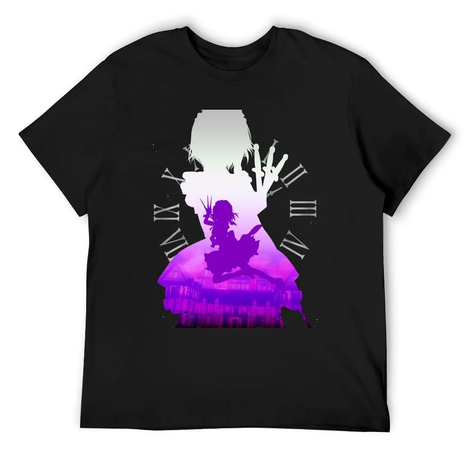 Sakuya Izayoi Silhouette T-Shirt anime figures baggy shirts heavyweights for a boy mens designer t shirt