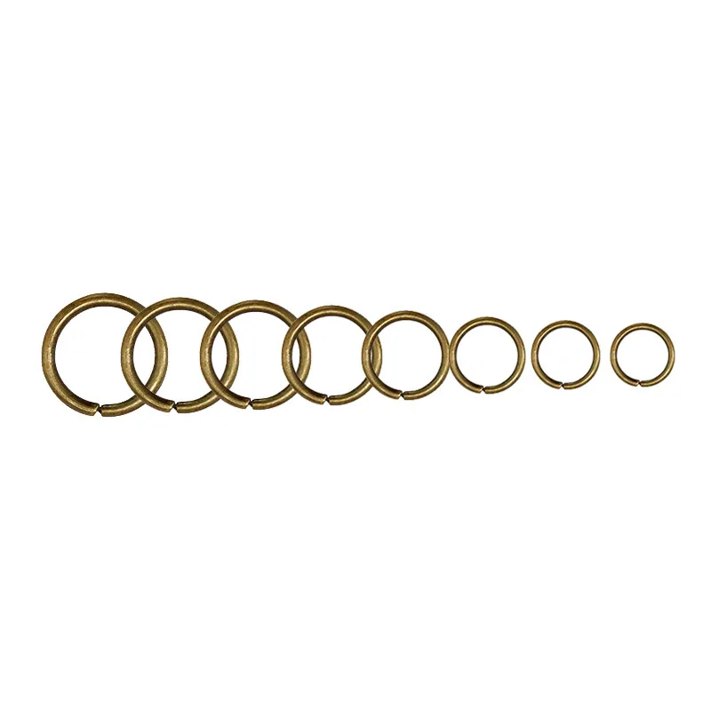 200pcs/Lot 6/7/10mm Metal DIY Jewelry Findings Open Single Loops Jump Rings & Split Ring for jewelry making