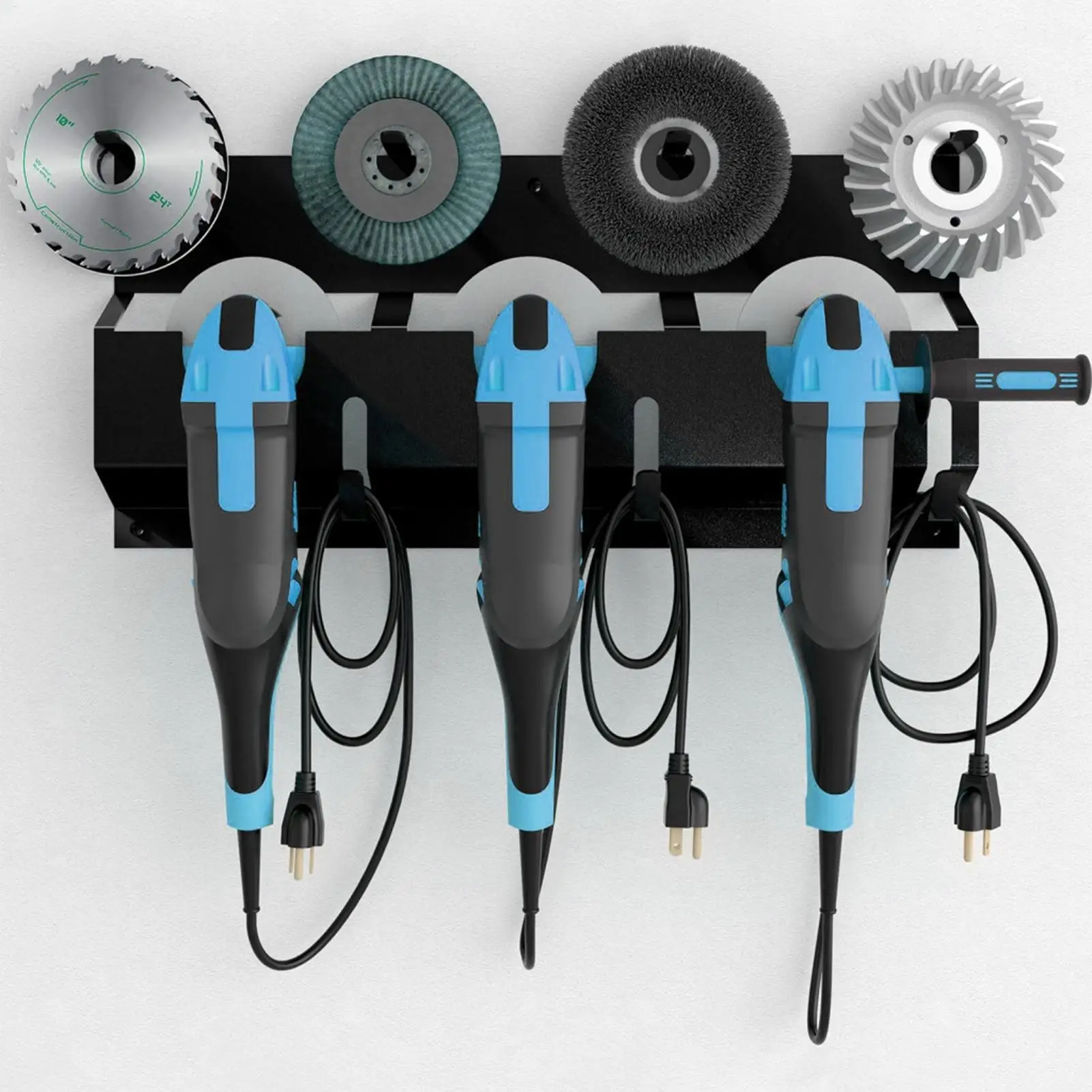 Angle grinder Holder wall mount angle grinder disc grinder and cable storage rack Multipurpose Tool Organizer for Hand Tools