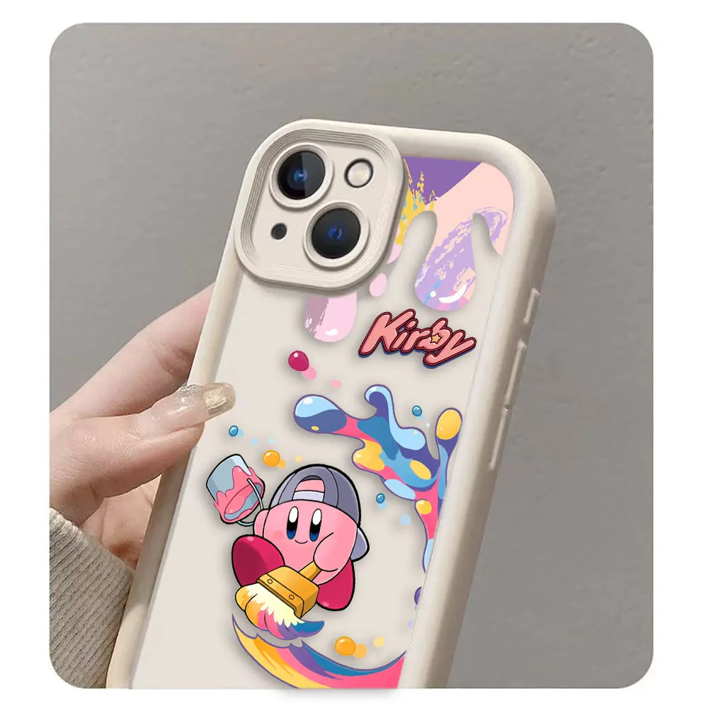 

Cute Stars K-Kirby Phone Case For Infinix SMART SPARK 5 7 9 10 20C 30C GO CAMON 20 30 40 POP 8 POVA 6 NEO ITEL P55 A70 Case Capa