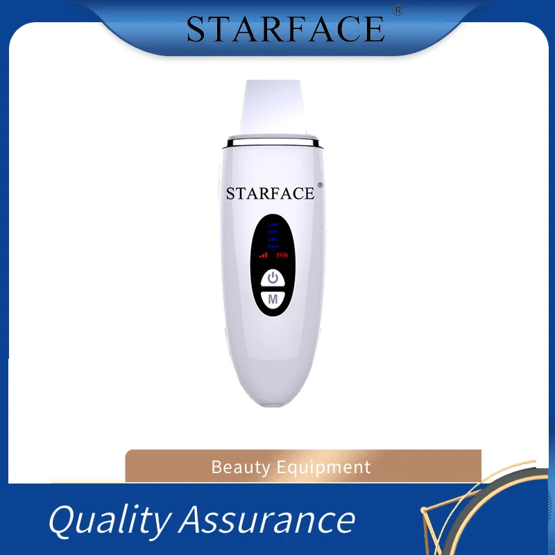 

StarFace Facial Dead Skin Peeling Sonic Cleaning Ultrasonic Electric Scrubber Blackhead Remover Face Spatula