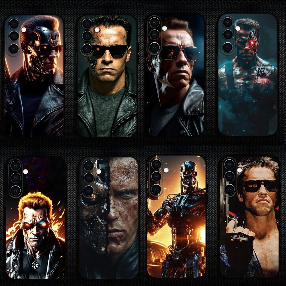 

Arnold Sehwarzenegger Terminator Phone Case For Samsung Galaxy A73/A72/A71/A70/A53/A52/A51/Others Soft Black Shell