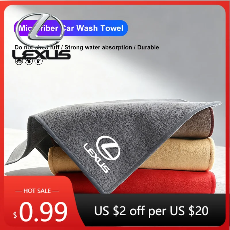 

Interior Stickers Car Washcloth Microfiber Towel Cleaning Rag Wipe Dry Cloth For Lexus F-SPORT ES RX NX LS UX LM LX GX LC RZ IS