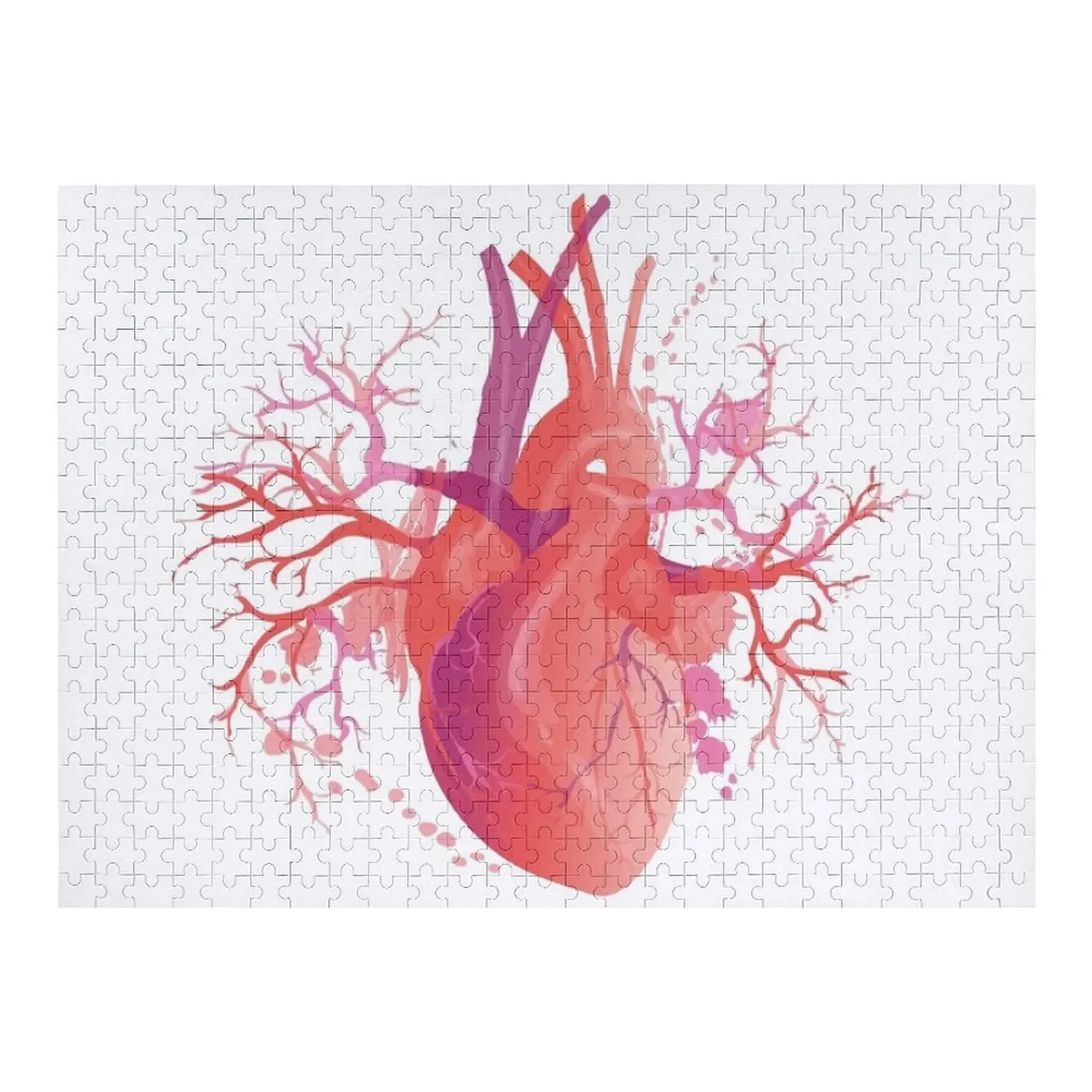 

anatomical heart Jigsaw Puzzle For Children Personalized Toys Custom Name Child Toy Puzzle