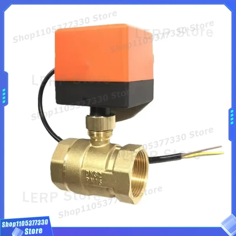 12V 24V AC220V 480VAC Electric Ball Valve Actuator 3 Wire 1/2 Inch Full Bore Water Valve Industrial OEM Control Motor