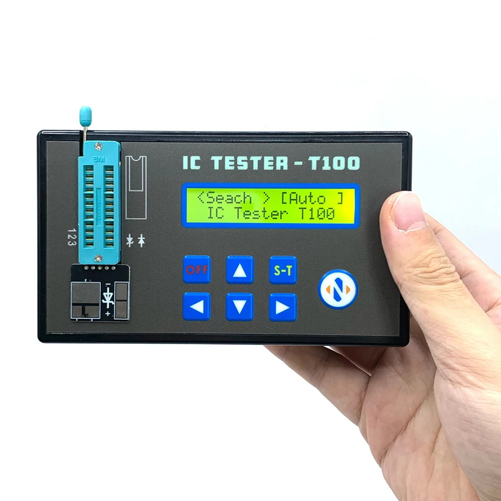 LED Integrated Circuit Tester Transistor Tester Circuit IC Chip Detection General For Test Logic Chips 74HC 74LS CD40 45/145