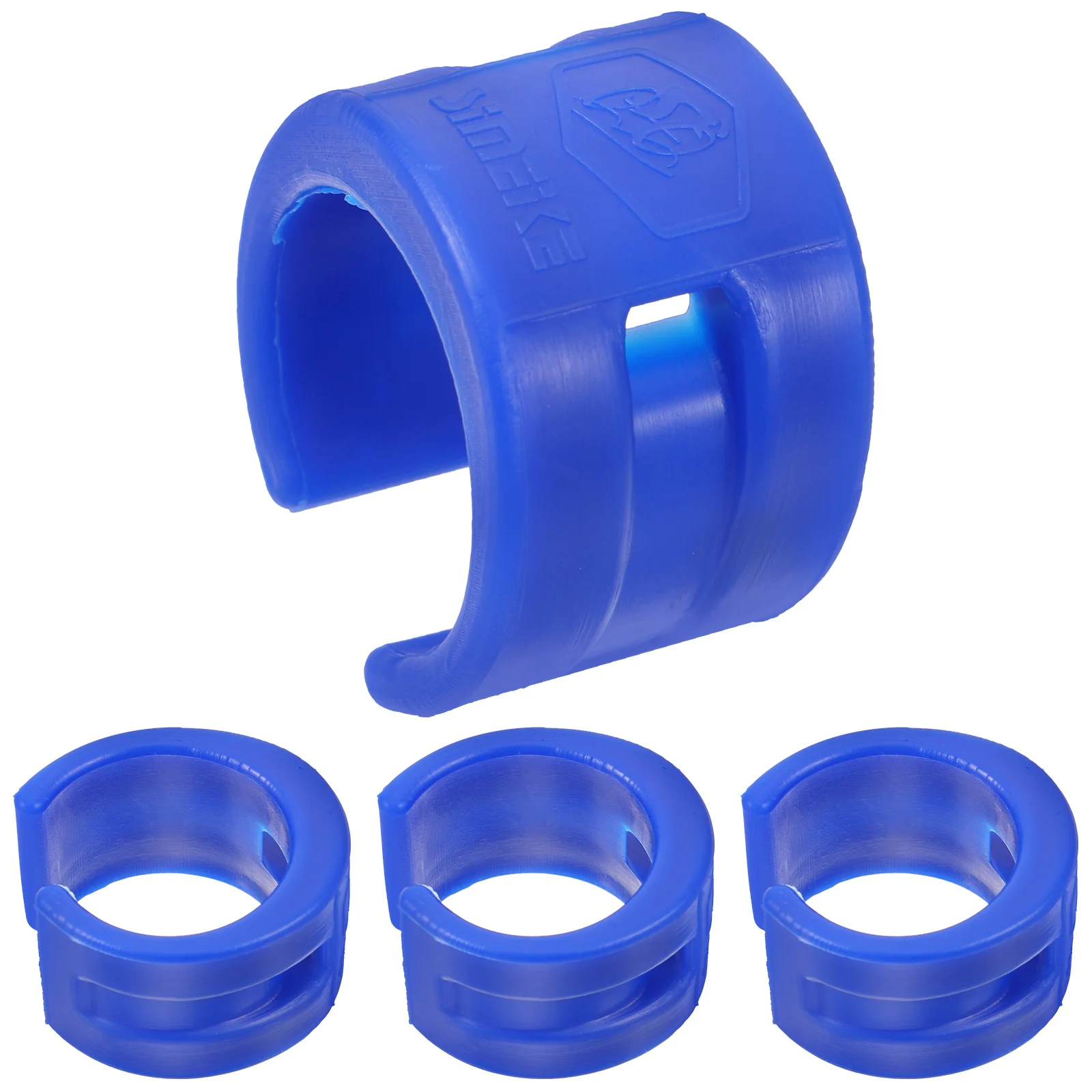 

4 Pcs Bike Chainstay Protector Durable Rubber Guard Stickers Compatible Chain Frame Cover Anti Collision Ring