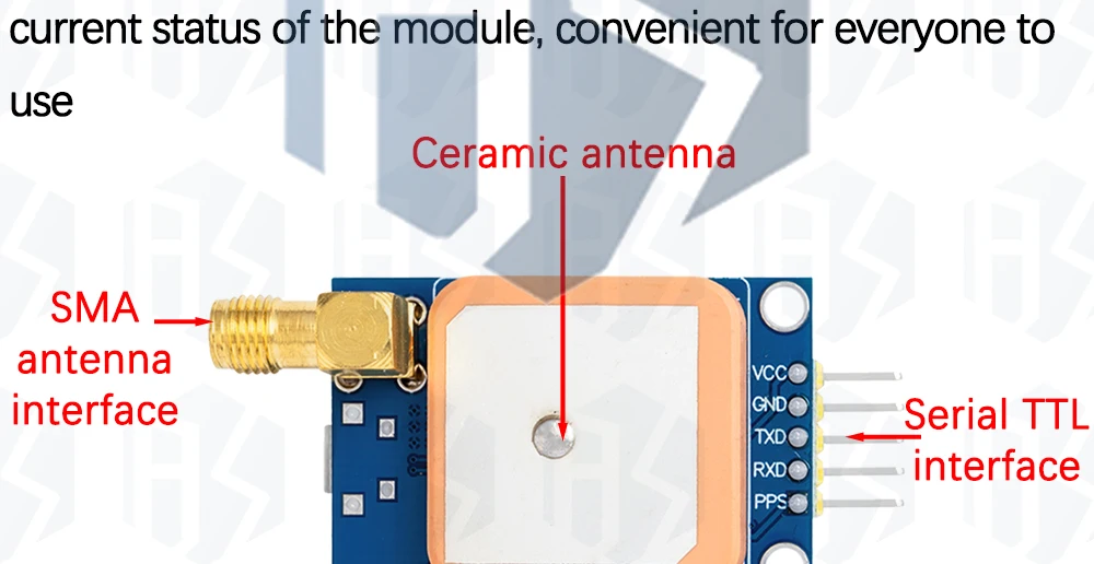 GPS Neo-6m Satellitenpositionierungsmodul Entwicklungsboard NEO-7M 7M NEO-8M NEO-9M für Arduino STM32 C51 51 MCU Mikrocontroller – Detail 12