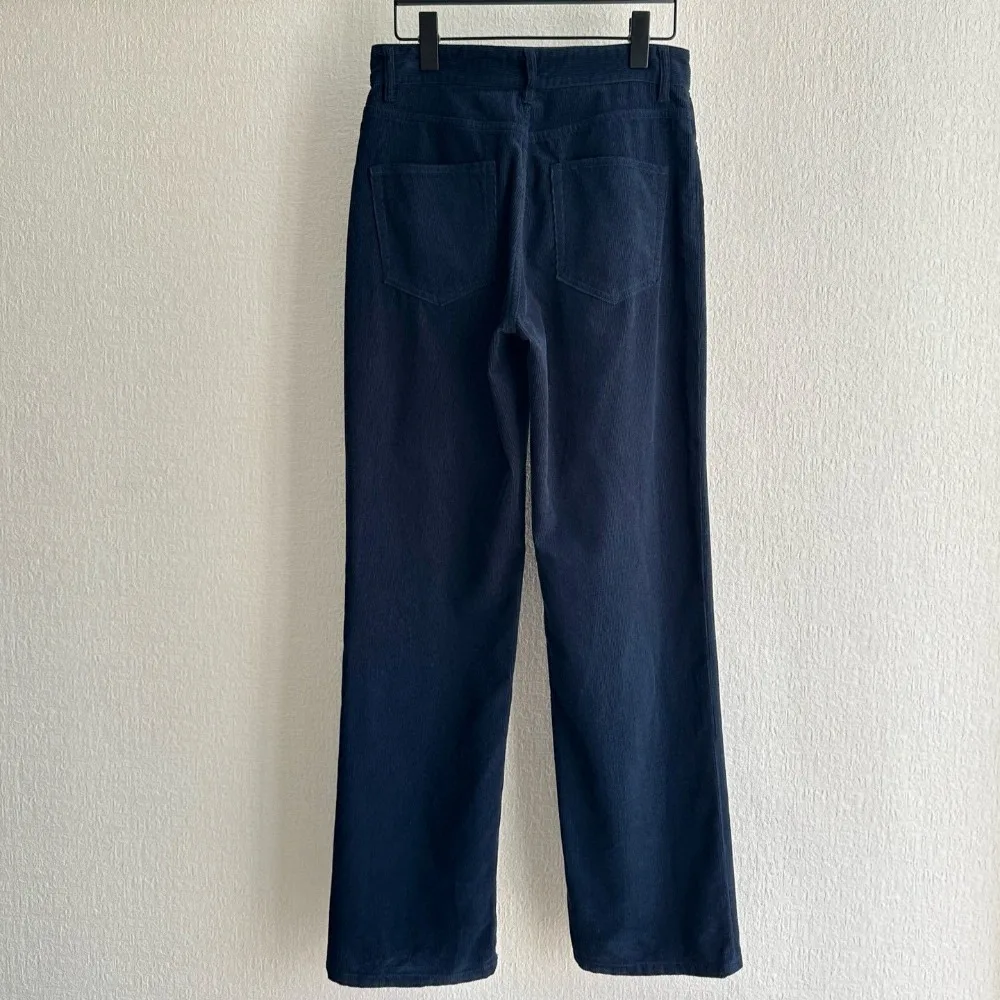 Pantalon en velours côtelé pur coton 100% naturel pour femme