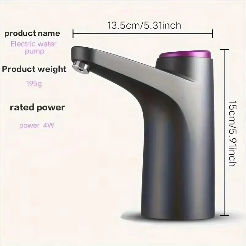 Mini bucket water, large bucket water, intelligent electric water pump, water intake artifact, suction pump