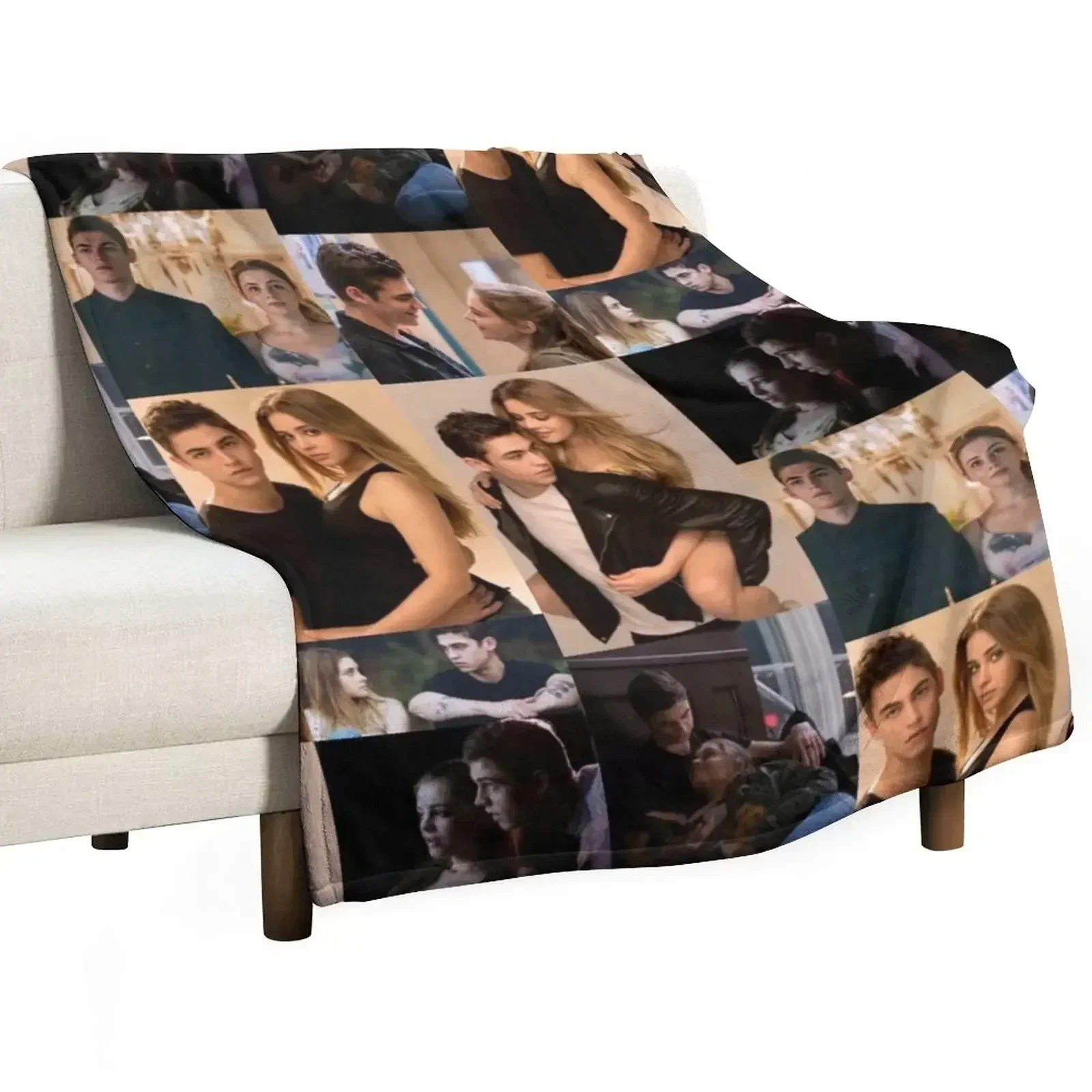 Hessa Photo Edit Throw Blanket Flannel Fabric blankets and throws Hair Softest Blankets